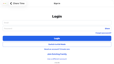 Parent Login